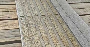 信阳黄金麻盲道石 盲条