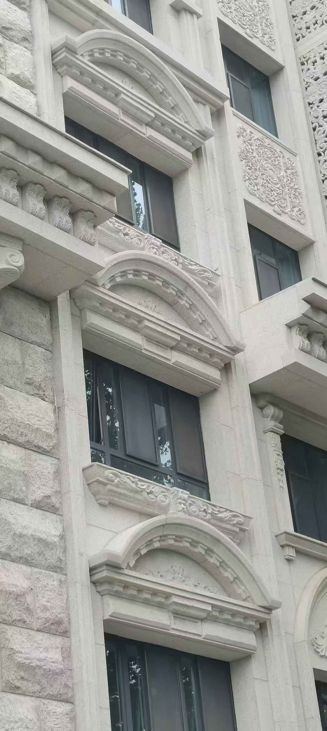 信阳芝麻白异形 石材异形定制