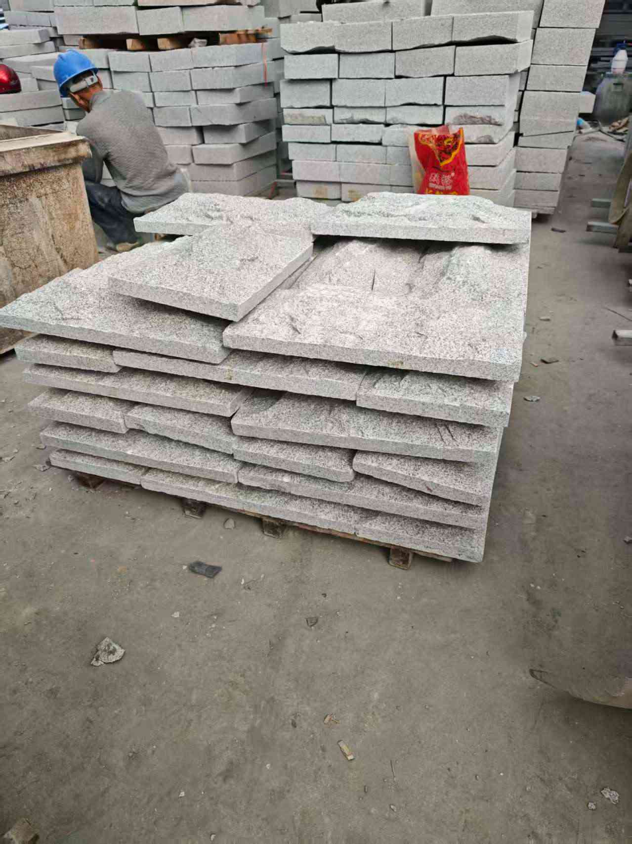 信阳芝麻白蘑菇石，自然面