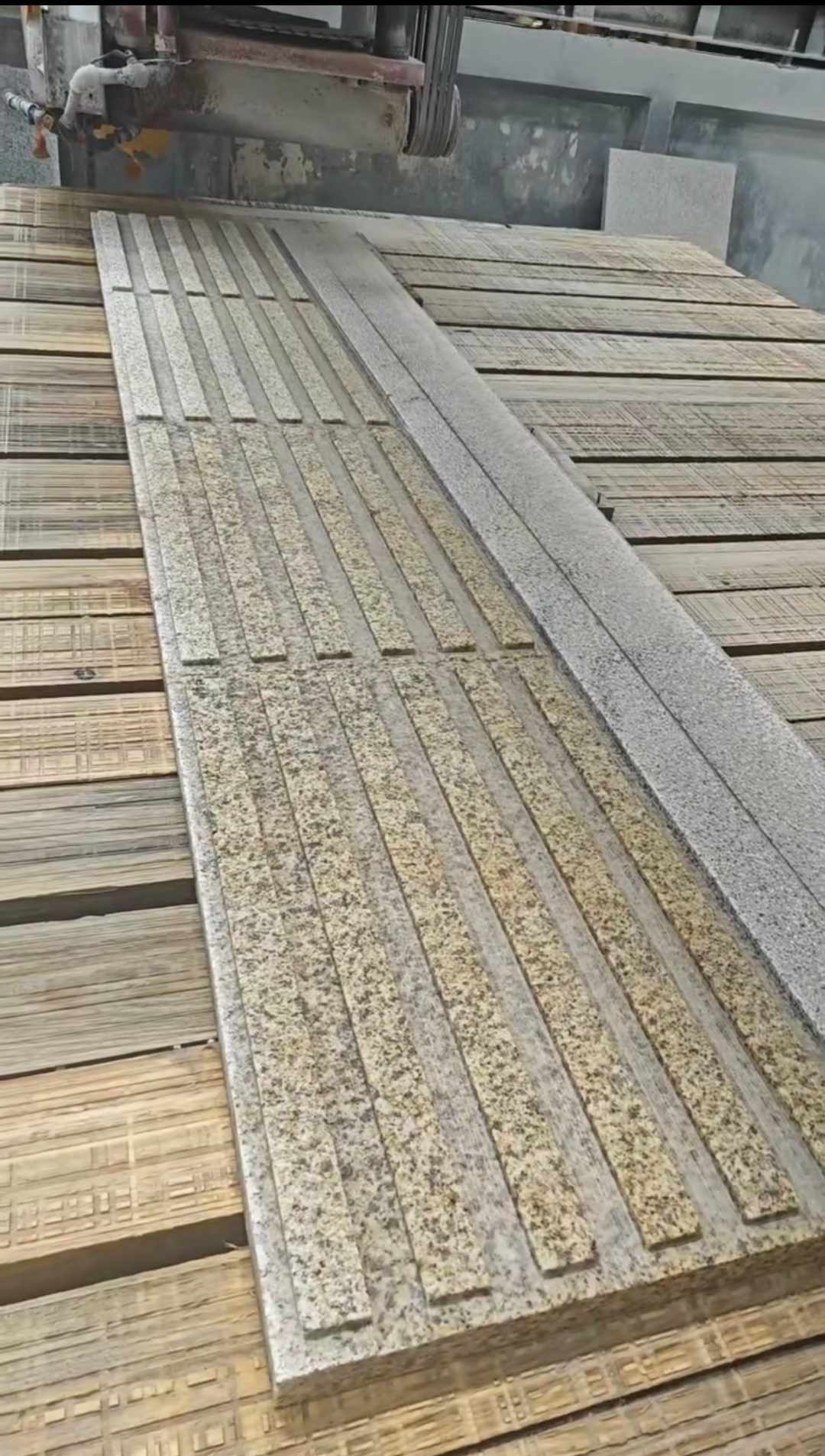 信阳黄金麻盲道石 盲条